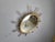Vintage Brass Sunburst Mirror, 1970s For Sale - Image 3 of 12