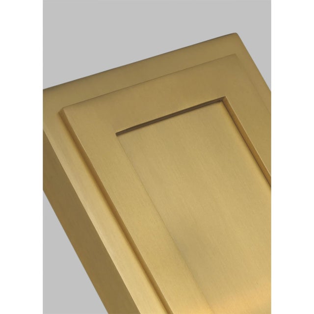 Traditional Chapman & Myers by Visual Comfort Studio Marston Medium Wall Sconce, Burnished Brass For Sale - Image 3 of 5