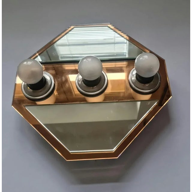 - Very rare type. - Marked by label. - Nice style of lighting. This piece is attributed to the mentioned designer/maker....