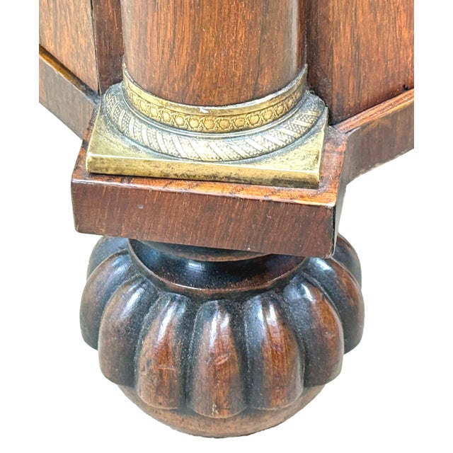 Regency Rosewood Breakfront Side Cabinet, 1815 For Sale - Image 13 of 18