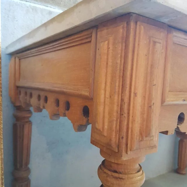 Antique Desk or Worktable, 1900s For Sale - Image 6 of 11