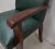 Set of Beech Mahogany Bridge Armchairs, 1940s For Sale - Image 9 of 18