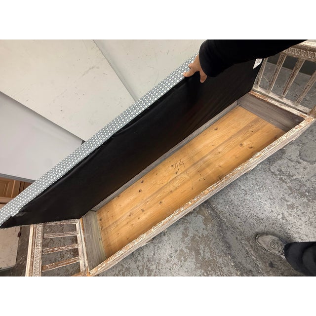 19th Century Neoclassical Gustavian Bench For Sale - Image 12 of 12