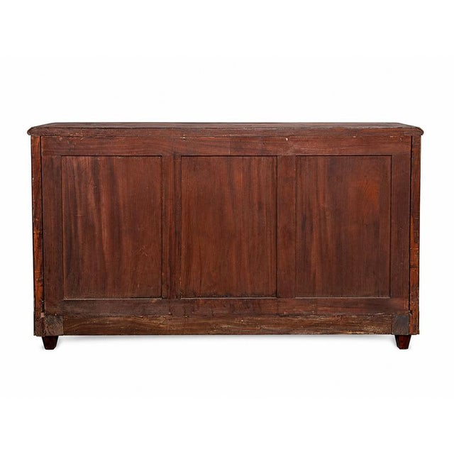French Wooden Sideboard with Gilded Bronze Applications For Sale - Image 10 of 11