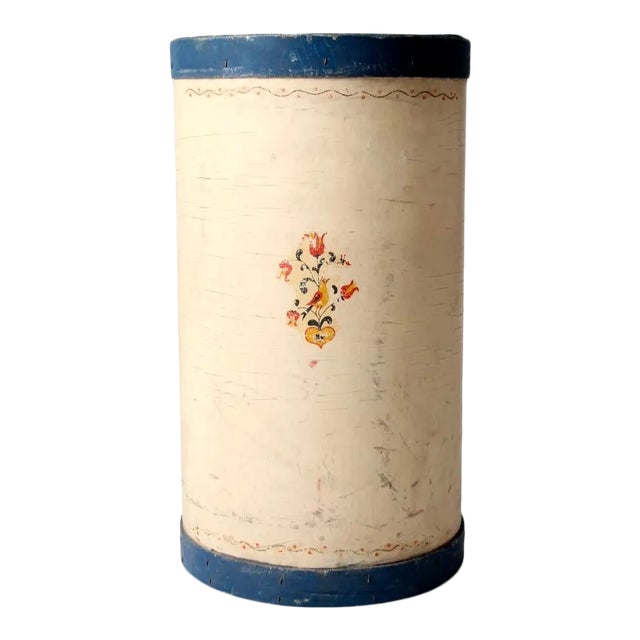 Antique Tall Wooden Pantry Box For Sale