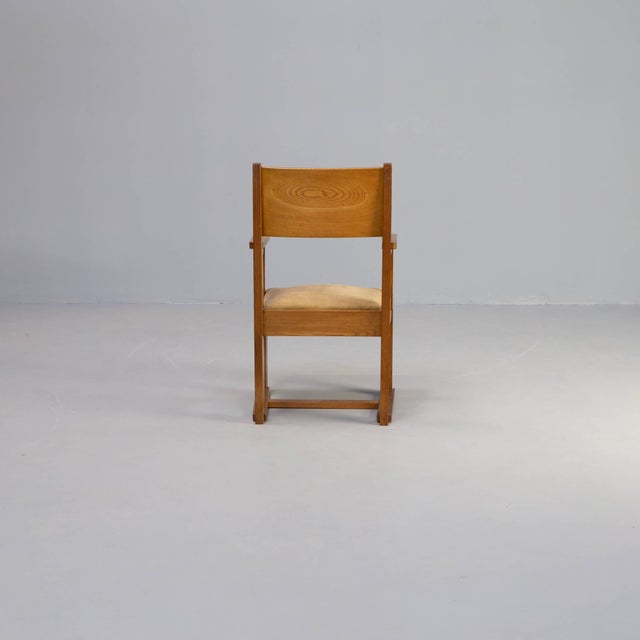 Vintage Oak Side Chair, 1930s Chairish