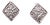 14 Karat White Gold Earrings With Round Diamonds 0.20 TDW, A Pair For Sale