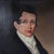 Antique Oil On Canvas Painting, Portrait Of A Scholar, C1830 Measures - 35 1/2" x 30 1/2" x 2 5/8" This antique oil on...