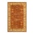 Mogul, One-of-a-Kind Hand-Knotted Area Rug - Orange, 5' 2" x 8' 3" For Sale
