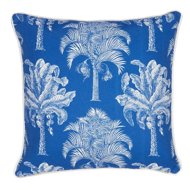 This pillow features Grand Palms Indoor/Outdoor. Featuring fabulous palm trees scaled to fit beautifully on pillows, Grand...