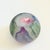 Pink Vintage Hand Painted Art Glass Sphere Vase - Deco Art Designs, Canada For Sale - Image 8 of 9
