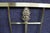Hollywood Regency Wesley Allen Brass King Headboard For Sale - Image 3 of 11