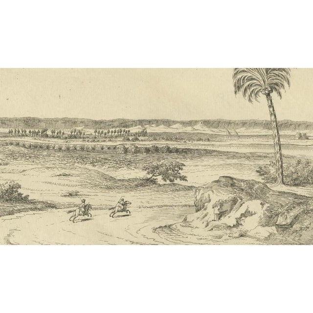 Norden, Island and Village of Cufeeq Between Sol and Cafi, Egypt, Engraving, 1755 For Sale - Image 6 of 10