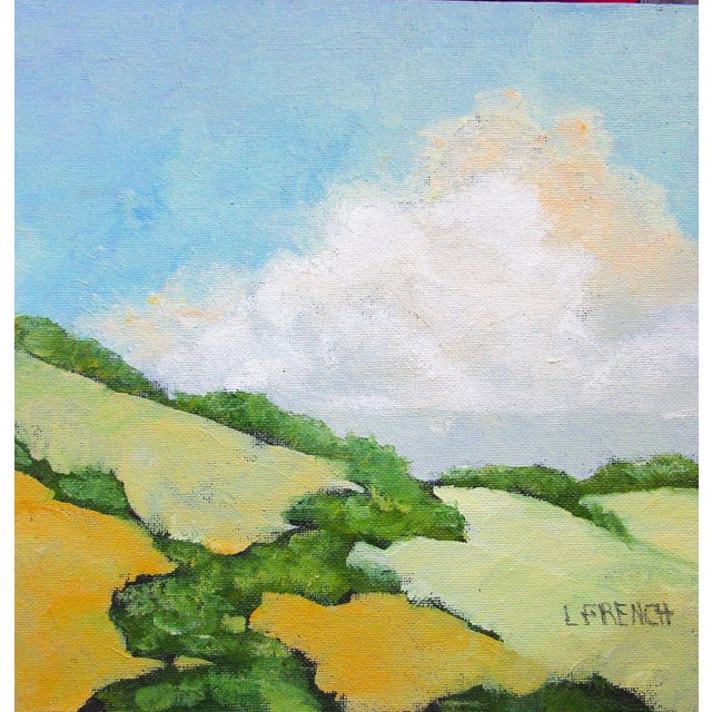 Ojai Hills Lynne French California Landscape 8x8 O/C For Sale - Image 4 of 4