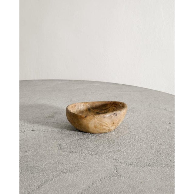 Small Decorative Antique Swedish Wooden Birch Bowl, 1900s For Sale - Image 5 of 5