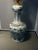 18th Century 18th Century Delft Knobble Shape Vase Mounted as a Lamp - Mille Fleur Blue & White For Sale - Image 5 of 8