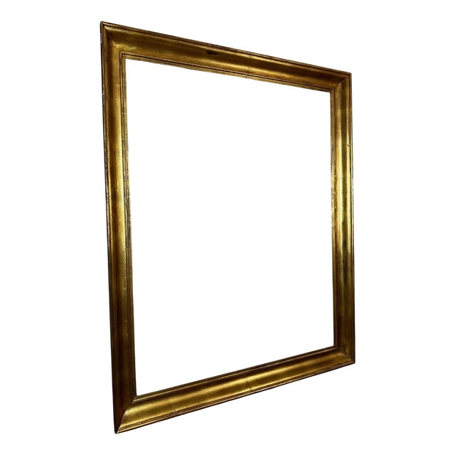 Vintage Gold Wooden Frame, 1960s For Sale