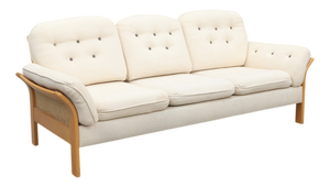 Vintage Swedish Three-Seater Sofa, 1970s, 1980s