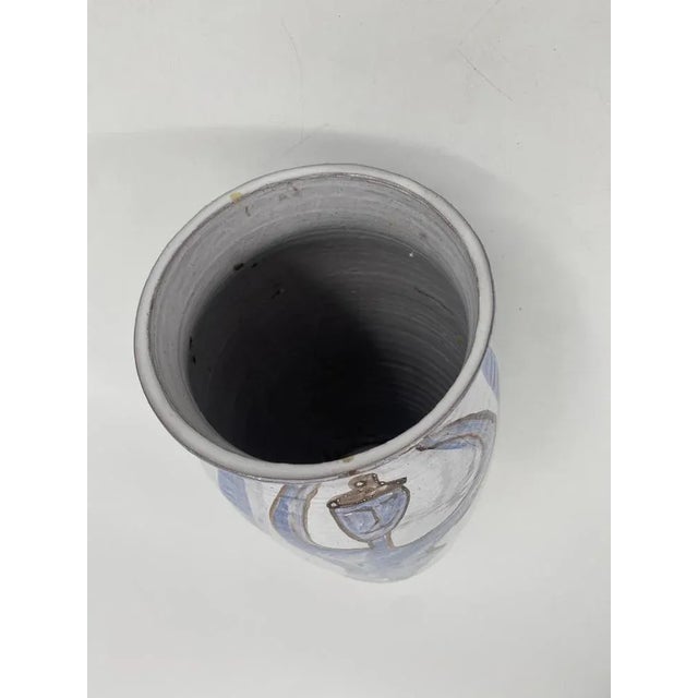 Ceramic Mid-Century German Studio Ceramic Vase, 1960 For Sale - Image 7 of 11