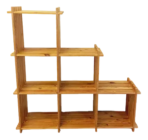 Pine Staircase Bookshelf in the style of Maison Regain, 1980s