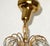 1950s Brass Lead Crystal Nine-Light Chandelier from Palwa, 1950s For Sale - Image 5 of 13