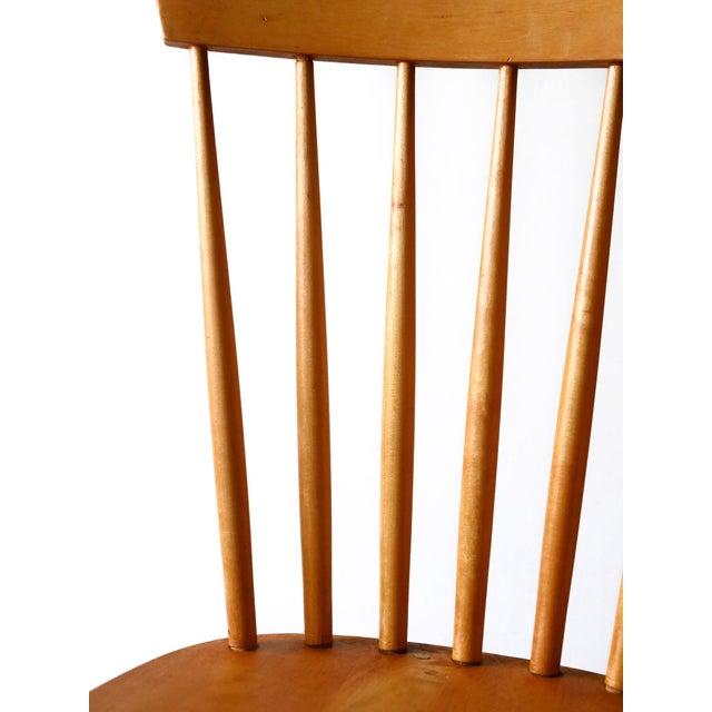 Set of Vintage Scandinavian Pinstolar Model Chairs, 1960s For Sale - Image 6 of 8