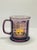 Contemporary 1970’s Culver Beveled Amethyst Glass Mug For Sale - Image 3 of 11