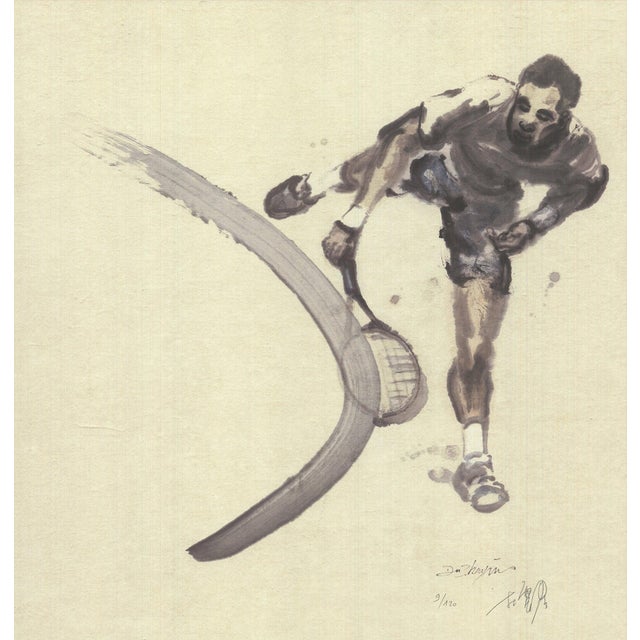 Contemporary Du Zhenjun Roland Garros French Open, 2015 - Signed For Sale - Image 3 of 5