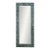 Handcrafted Teal & Black Patch Tin Ceiling Dressing Mirror For Sale