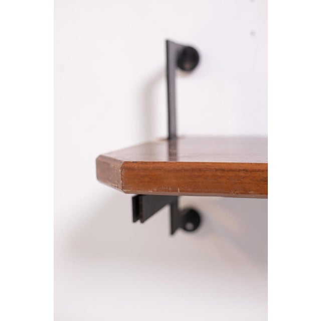 Black Modular Italian Bookcase with Shelves and Brackets from Studio BBPR, 1954, Set of 5 For Sale - Image 8 of 10