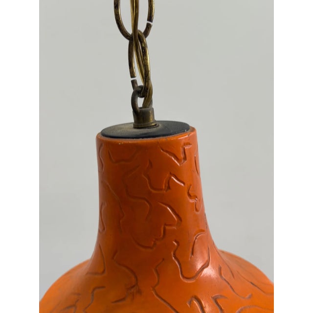 1970s The Terra Pendant Swag Lamp For Sale - Image 10 of 14