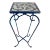 1980s Vintage Outdoor Garden Mosaic Tile Drinks Table, Newly Painted For Sale