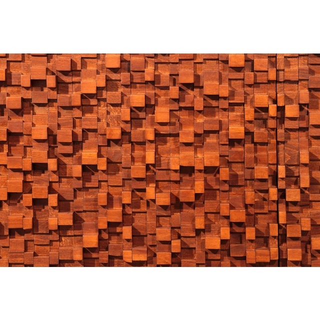 Brutalist Wooden Sideboards, 1960s, Set of 2 For Sale - Image 13 of 14