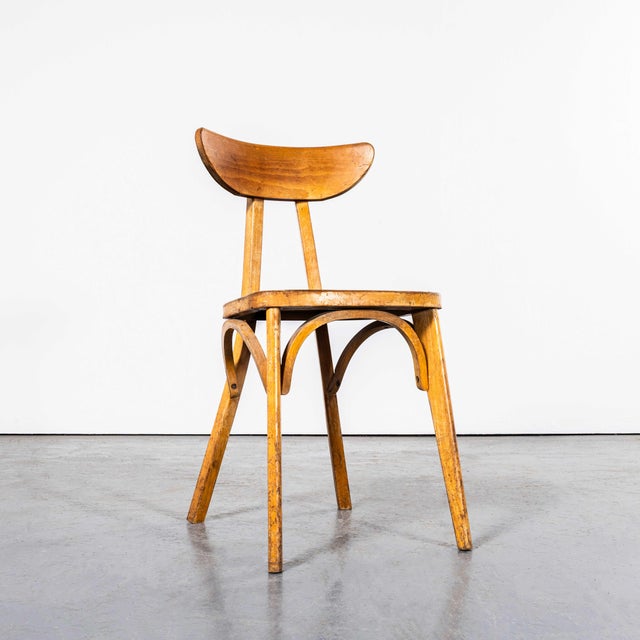 Harlequin Flat Seat Whale Tail Dining Chair, 1960 For Sale - Image 13 of 13