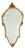 Louis XVI Classic Gold Crested Mirror from Deknudt, 1950s For Sale