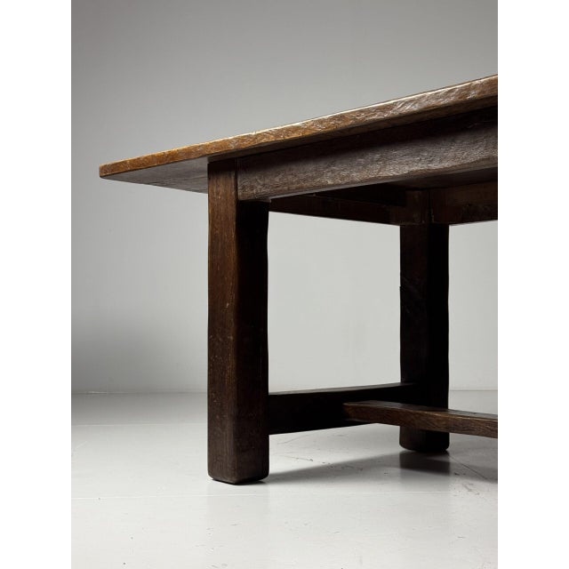 Belgian Monastery Table in Oak For Sale - Image 4 of 17