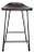 Pottery Barn Brenner Modern Industrial Counter Stool With Wood Seat and Metal Base For Sale