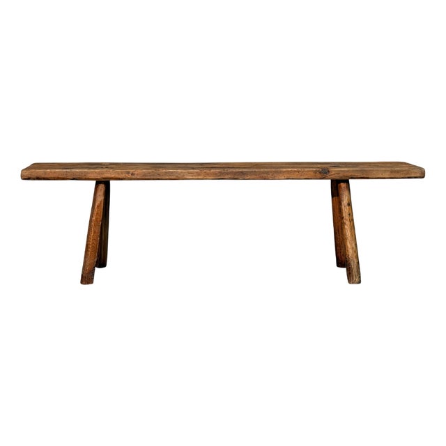 Antique Fir Bench, 1800s For Sale