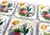 Traditional Vintage Italian Hand Painted Floral Dessert Plates With Scalloped Edges - Set of 6 For Sale - Image 3 of 8