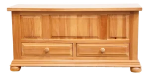 Broyhill Furniture Fontana Collection Solid Pine 28" Blanket Hope Chest W. Drawers