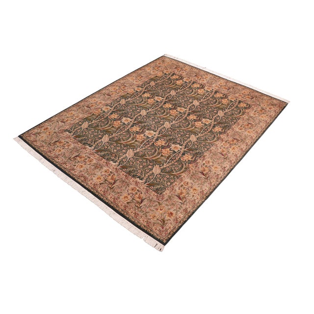 Designed with mesmerizing intricacy and gorgeous color palette, this hand-knotted masterpiece demonstrates the beauty and...