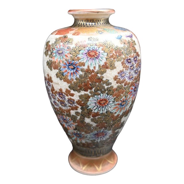Japanese Satsuma Vase For Sale