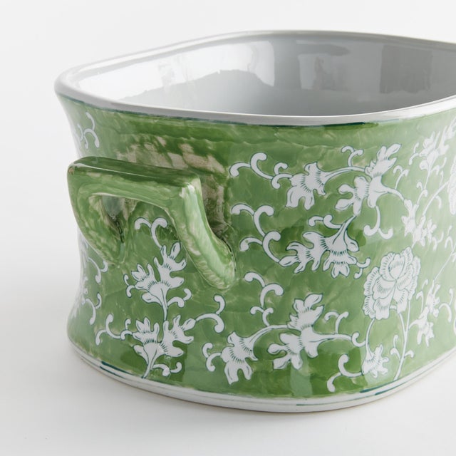 Ceramic Imperial Lotus Planter For Sale - Image 7 of 8