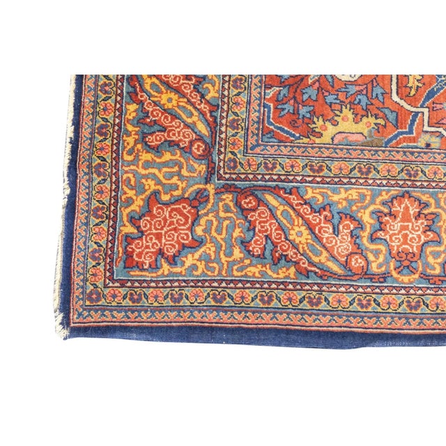 Antique Tehran Rug 4'7'' x 6'10'' For Sale - Image 11 of 12