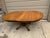 Vintage Oak Ball Pedestal Claw Feet Extension Dining Table With 1 Leaf For Sale - Image 14 of 18
