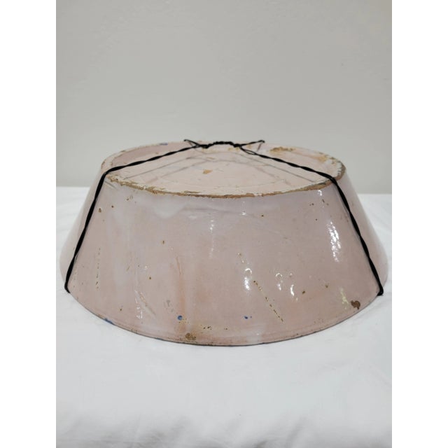 Blue Mid 19th Century Spanish Ceramic Fajalauza Bowl From Granada For Sale - Image 8 of 12