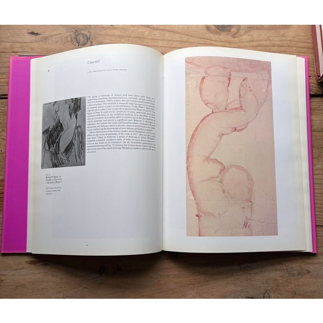 Modigliani Art Book by Douglas Hall – Phaidon Colour Library, Pink Cover For Sale - Image 4 of 10