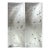 Silver Leaf Chinoiserie Hand-Painted Butterfly Wall Panels (Set of 2) For Sale
