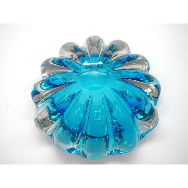 Vintage Handblown Murano Glass Ashtray, Italy, 1960s For Sale - Image 9 of 10