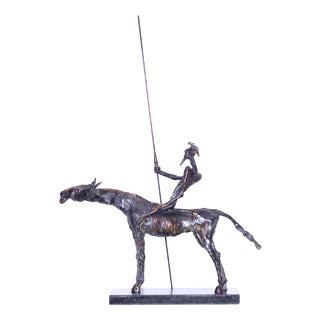 Don Quixote Bronze Sculpture by Gyunay Aliev For Sale